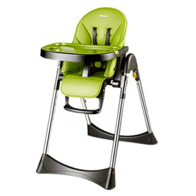 Aguard i-Slide Baby High Chair, Green