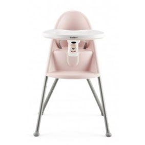 Babybjorn High Chair, Gray/Powder Pink