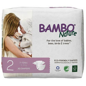 Bambo Nature Baby Diapers, S, 30pcs