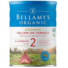 Bellamy's Organic Follow-on Formula, Stage 2, 900g