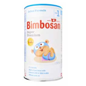 Bimbosan Super Premium Infant Formula, Stage 1, 400g