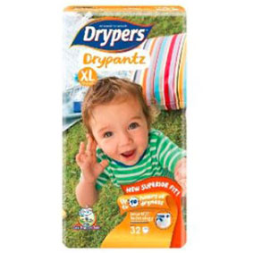 Drypers DryPantz, XL, 32pcs