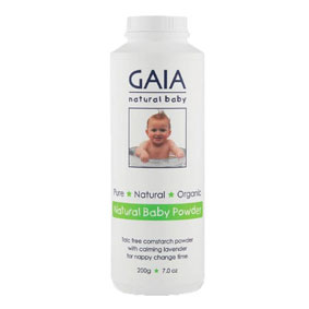 Gaia Natural Baby Powder, 200g
