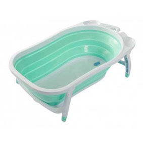 Karibu Folding Bath Tub, Turquoise