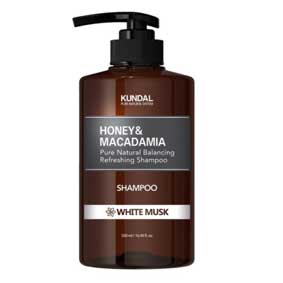 Kundal Honey & Macadamia Shampoo, White Musk, 500ml
