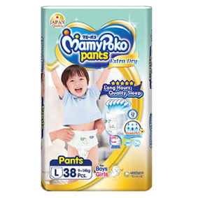 MamyPoko Extra Dry Pants, L, 38pcs