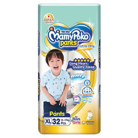 MamyPoko Extra Dry Pants, XL, 32pcs
