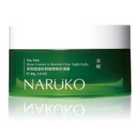 Naruko Tea Tree Shine Control & Blemish Clear Night Gelly, 80g