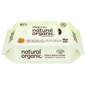 Natural Organic Original Plain Baby Wipes, Refill, 100s