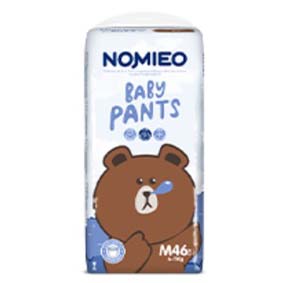 Nomieo Baby Pants, M, 46pcs