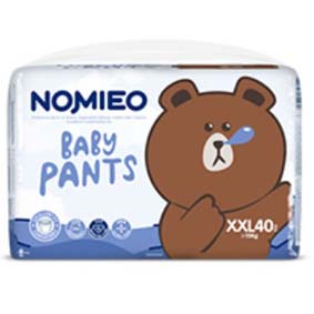 Nomieo Baby Pants, XXL, 40pcs