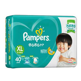 Pampers Baby Dry Diaper, XL, 40pcs