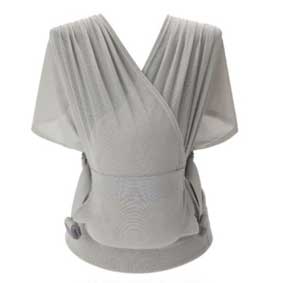 Pognae Stepone Mesh Baby Carrier, Light Grey