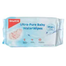 Snapkis Ultra-Pure Baby WaterWipes, 50s