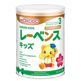 Wakodo Lebens Kids Premium Gold Growing up Formula, Stage 3, 830g